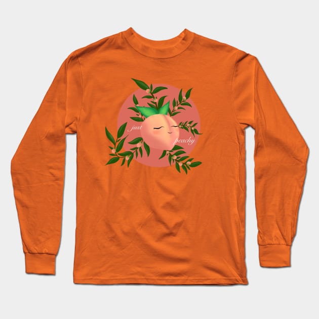 Just Peachy Long Sleeve T-Shirt by Indicat